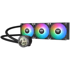 Система водяного охлаждения Thermaltake TH360 V2 Ultra ARGB Soc-AM5/AM4/1200/1700/1851 черный 4-pin 25.8dB Al LCD Ret (CL-W384-PL12SW-A)