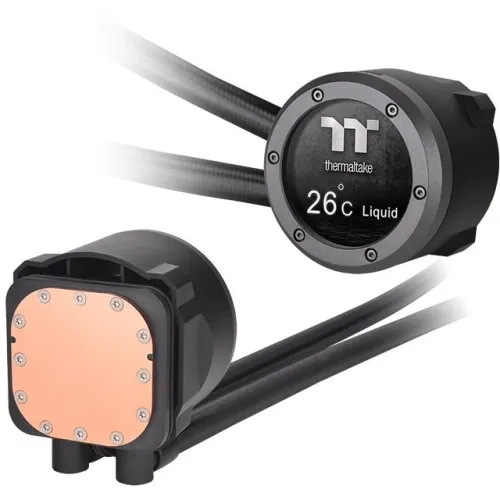 Система водяного охлаждения Thermaltake TH360 V2 Ultra ARGB Soc-AM5/AM4/1200/1700/1851 черный 4-pin 25.8dB Al LCD Ret (CL-W384-PL12SW-A)
