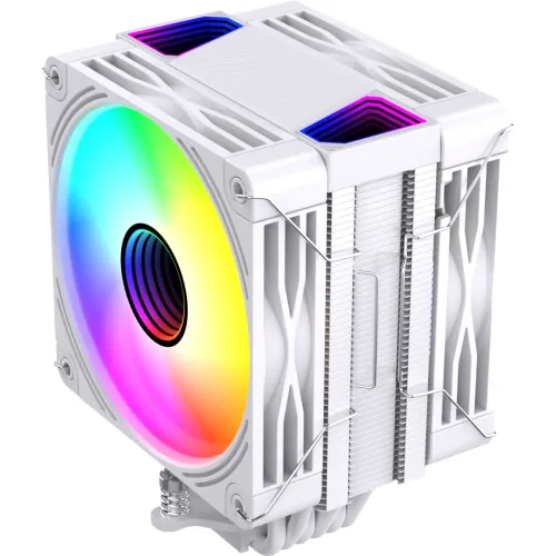Устройство охлаждения(кулер) Bloody BD-AC230-ARGB1 ARGB Soc-AM5/AM4/1200/1700/1851 белый 4-pin 22-32dB Al+Cu LCD 230W 715gr Ret (BD-AC230-ARGB1-WH)