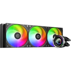 Система водяного охлаждения ID-Cooling FX360 Inf ARGB Soc-AM5/AM4/1200/1700/1851 черный 4-pin 27.2dB Al 350W Ret