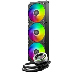 Система водяного охлаждения ID-Cooling FX360 Inf ARGB Soc-AM5/AM4/1200/1700/1851 черный 4-pin 27.2dB Al 350W Ret