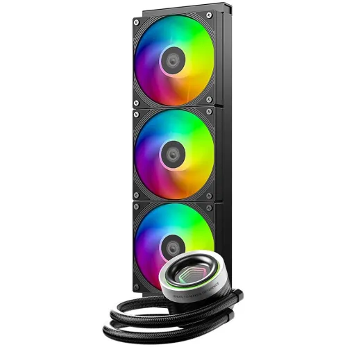 Система водяного охлаждения ID-Cooling FX360 Inf ARGB Soc-AM5/AM4/1200/1700/1851 черный 4-pin 27.2dB Al 350W Ret