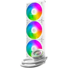 Система водяного охлаждения ID-Cooling FX360 Inf ARGB Soc-AM5/AM4/1200/1700/1851 белый 4-pin 27.2dB Al 350W Ret (FX360 INF WHITE)