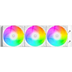 Система водяного охлаждения ID-Cooling FX360 Inf ARGB Soc-AM5/AM4/1200/1700/1851 белый 4-pin 27.2dB Al 350W Ret (FX360 INF WHITE)