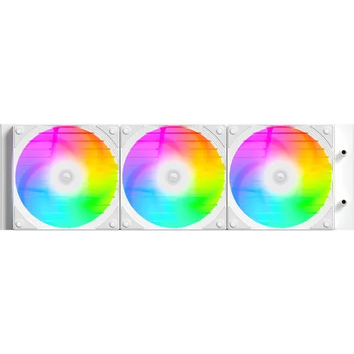Система водяного охлаждения ID-Cooling FX360 Inf ARGB Soc-AM5/AM4/1200/1700/1851 белый 4-pin 27.2dB Al 350W Ret (FX360 INF WHITE)