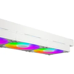 Система водяного охлаждения ID-Cooling FX360 Inf ARGB Soc-AM5/AM4/1200/1700/1851 белый 4-pin 27.2dB Al 350W Ret (FX360 INF WHITE)