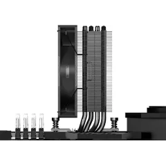 Устройство охлаждения(кулер) PcCooler RT400 BK Soc-AM5/AM4/1200/1700/1851 черный 4-pin 34.9dB Al+Cu 235W Ret (RT400-BKNWXX-GL)