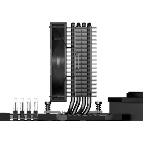 Устройство охлаждения(кулер) PcCooler RT400 BK Soc-AM5/AM4/1200/1700/1851 черный 4-pin 34.9dB Al+Cu 235W Ret (RT400-BKNWXX-GL)