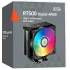 Устройство охлаждения(кулер) PcCooler RT500 Digital BK ARGB Soc-AM5/AM4/1200/1700/1851 черный 4-pin 34.9dB Al+Cu LCD 245W Ret (RT500-BKAWYL-GL)