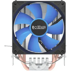 Устройство охлаждения(кулер) PcCooler S93 V2 Soc-AM5/AM4/1200/1700/1851 черный/синий 3-pin 26.4dB Al+Cu 100W 348gr Ret (R3-I210WBKNXX-GL)