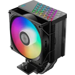 Устройство охлаждения(кулер) PcCooler R400 ARGB Soc-AM5/AM4/1200/1700/1851 черный 4-pin 18-30dB Al+Cu 180W Ret (R400-BKAWYX-US)