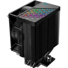 Устройство охлаждения(кулер) PcCooler R400 ARGB Soc-AM5/AM4/1200/1700/1851 черный 4-pin 18-30dB Al+Cu 180W Ret (R400-BKAWYX-US)