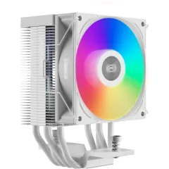 Устройство охлаждения(кулер) PcCooler R400 ARGB Soc-AM5/AM4/1200/1700/1851 белый 4-pin 18-30dB Al+Cu 180W Ret (R400-WHAWYX-US)