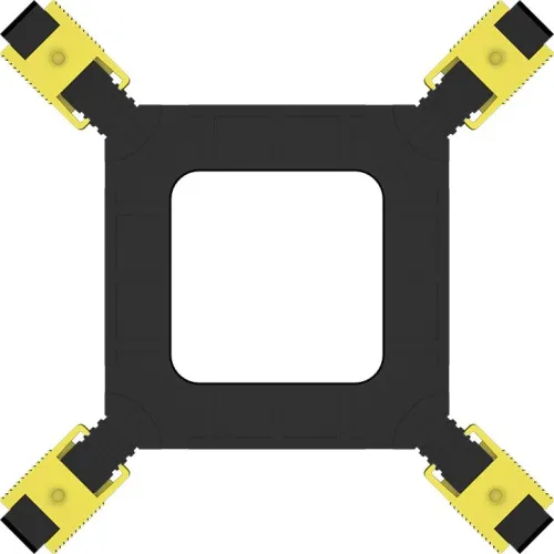 Устройство охлаждения(кулер) PcCooler R95-I Soc-1200/1700/1851 серебристый/черный 4-pin 31.2dB Al+Cu 95W 400gr Ret (R95-XXNIXX-GL)