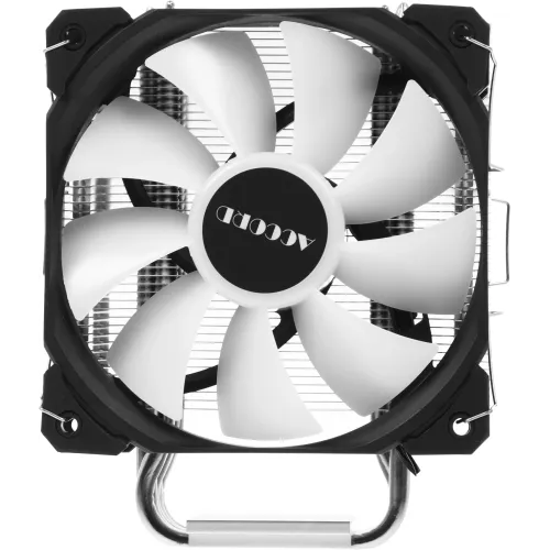 Устройство охлаждения(кулер) Accord ACC-5P12PRO ARGB Soc-AM5/AM4/1200/1700/1851 серебристый/черный 4-pin 31dB Al+Cu 220W 525gr brown box