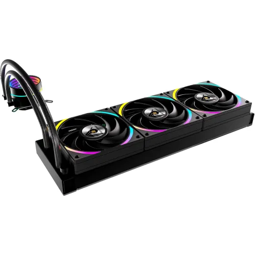 Система водяного охлаждения Formula Oasis L360 ARGB Soc-AM5/AM4/1200/2066/1700/1851 черный 4-pin 1-27dB Al+Cu 360W Ret (OASIS L360 ARGB BK)