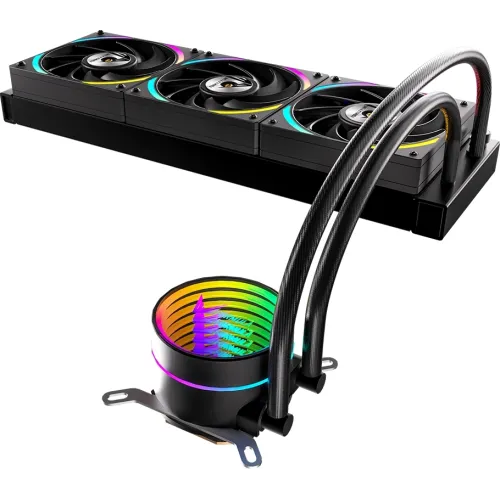 Система водяного охлаждения Formula Oasis L360 ARGB Soc-AM5/AM4/1200/2066/1700/1851 черный 4-pin 1-27dB Al+Cu 360W Ret (OASIS L360 ARGB BK)