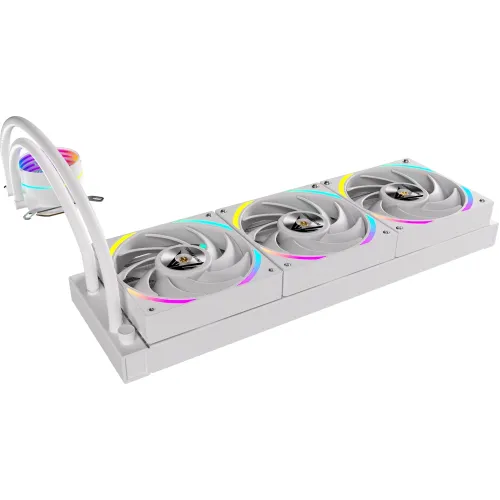 Система водяного охлаждения Formula Oasis L360 ARGB Soc-AM5/AM4/1200/2066/1700/1851 белый 4-pin 1-27dB Al+Cu 360W Ret (OASIS L360 ARGB WH)