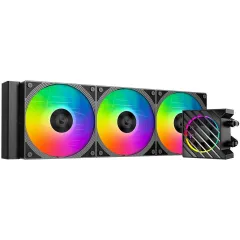 Система водяного охлаждения ID-Cooling Dashflow 360 XT Pro ARGB Soc-AM5/AM4/1200/1700/1851 черный 4-pin 32.5dB Al 350W Ret