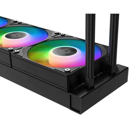 Система водяного охлаждения ID-Cooling Dashflow 360 XT Pro ARGB Soc-AM5/AM4/1200/1700/1851 черный 4-pin 32.5dB Al 350W Ret