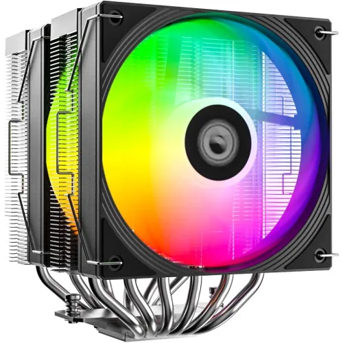 Устройство охлаждения(кулер) ID-Cooling Frozn A620 Pro Se ARGB Soc-AM5/AM4/1200/1700/1851 черный 4-pin 15-27.2dB Al+Cu 260W 1020gr Ret (FROZN A620 PRO SE ARGB)