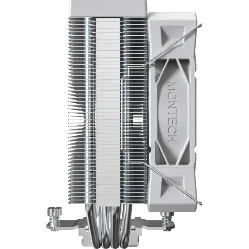 Устройство охлаждения(кулер) Montech NX400 Soc-AM5/AM4/1200/1700/1851 белый 4-pin 34.17dB Al+Cu 220W 874gr Ret (NX400WH)