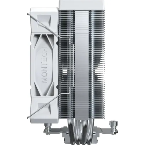 Устройство охлаждения(кулер) Montech NX400 Soc-AM5/AM4/1200/1700/1851 белый 4-pin 34.17dB Al+Cu 220W 874gr Ret (NX400WH)