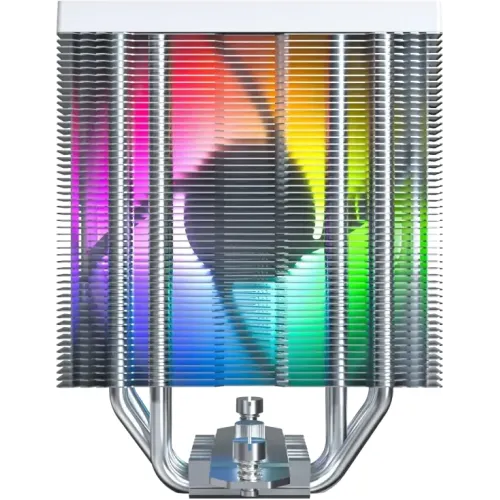 Устройство охлаждения(кулер) Montech NX400 ARGB Soc-AM5/AM4/1200/1700/1851 белый 4-pin 34.17dB Al+Cu 220W 874gr Ret (NX400ARGBWH)