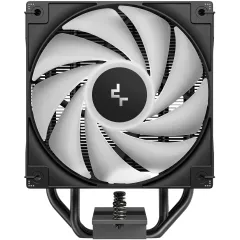 Устройство охлаждения(кулер) Deepcool AG400 Bk V2 ARGB Soc-AM5/AM4/1200/1700/1851 черный 4-pin 31.6dB Al+Cu 220W 643gr Ret (R-AG400-BKAMMN-GJD)