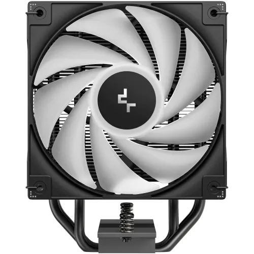 Устройство охлаждения(кулер) Deepcool AG400 Bk V2 ARGB Soc-AM5/AM4/1200/1700/1851 черный 4-pin 31.6dB Al+Cu 220W 643gr Ret (R-AG400-BKAMMN-GJD)