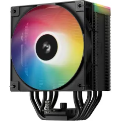 Устройство охлаждения(кулер) Deepcool AG500 BK V2 ARGB Soc-AM5/AM4/1200/1700/1851 черный 4-pin 29.4dB Al+Cu 240W 857gr Ret (R-AG500-BKAMMN-GJD)