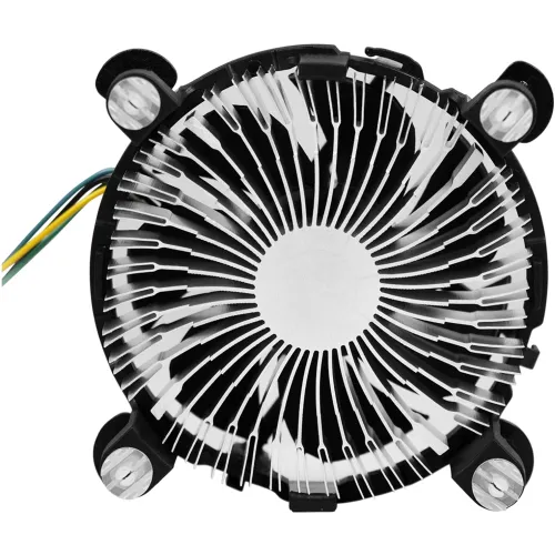 Устройство охлаждения(кулер) KingPrice KPAC-65-PWM3 Soc-1200/1150/1151/1155 черный 4-pin 18-35dB Al 65W 140gr Ret