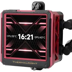 Система водяного охлаждения Thermalright Frozen Warframe ULTRA 360 ARGB Soc-AM5/AM4/1151/1200/2066/2011/1700 черный 4-pin 29.6dB Al LCD Ret (F-WFRAME-ULT-360-BL-ARGB)