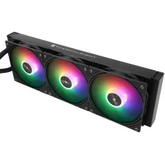 Система водяного охлаждения Thermalright Frozen Warframe ULTRA 360 ARGB Soc-AM5/AM4/1151/1200/2066/2011/1700 черный 4-pin 29.6dB Al LCD Ret (F-WFRAME-ULT-360-BL-ARGB)