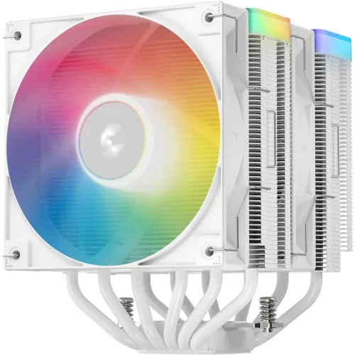 Устройство охлаждения(кулер) Deepcool AG620 Wh V2 ARGB Soc-AM5/AM4/1200/1700/1851 белый 4-pin 15-29.4dB Al+Cu 260W 1330gr Ret (R-AG620-WHAMMN-GJD)