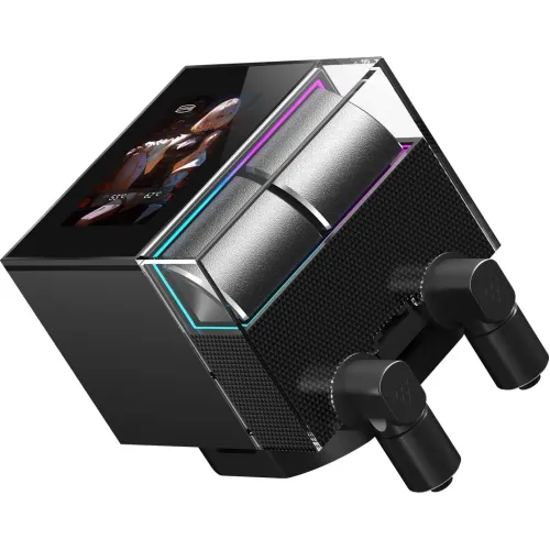 Система водяного охлаждения PcCooler DS360 Display ARGB Soc-AM5/AM4/1200/1700/1851 черный 4-pin 39.8dB Al LCD 310W Ret (DS360-BKNWXY-GL)