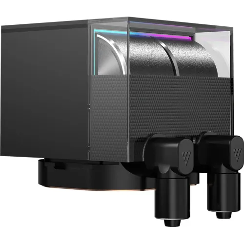 Система водяного охлаждения PcCooler DS360 Display ARGB Soc-AM5/AM4/1200/1700/1851 черный 4-pin 39.8dB Al LCD 310W Ret (DS360-BKNWXY-GL)