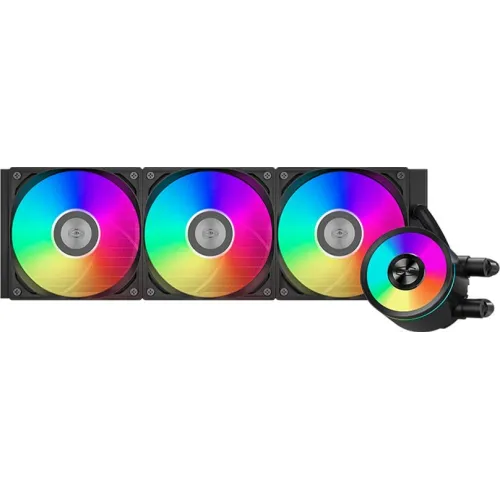 Система водяного охлаждения PcCooler DA360 Pro ARGB Soc-AM5/AM4/1200/1700/1851 черный 4-pin 33.8dB Al 300W Ret (DA360PRO-BKAWXX -GL)