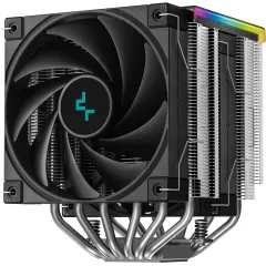 Устройство охлаждения(кулер) Deepcool AK620 Digital SE ARGB Soc-AM5/AM4/1200/1700/1851 черный 4-pin 19-28dB Al+Cu LCD 260W 1400gr Ret (R-AK620-BKADMN-GJD)