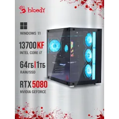 ПК Bloody BD-PC CZ79C3 MT i7 13700KF (3.4) 64Gb SSD1Tb RTX5080 16Gb Windows 11 Home 64 GbitEth 850W черный (RUS) (2086027)