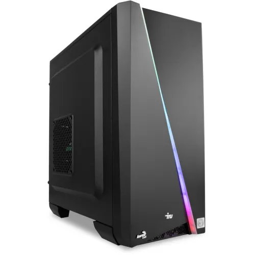 ПК IRU Tactio 320A5GE MT Ryzen 5 5600 (3.5) 32Gb SSD512Gb RTX3050 8Gb без ОС GbitEth 500W черный (RUS) (2116816)