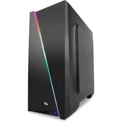 ПК IRU Tactio 320A5GE MT Ryzen 5 5600 (3.5) 32Gb SSD512Gb RTX3050 8Gb без ОС GbitEth 500W черный (RUS) (2116816)