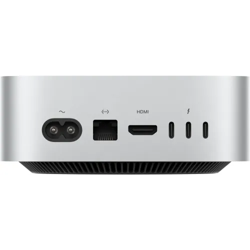 ПК Apple Mac mini A3238 M4 10 core (4.41) 16Gb SSD512Gb 10 core GPU macOS GbitEth WiFi BT серебристый (MU9E3LL/A)