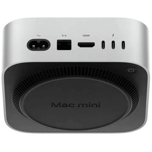 ПК Apple Mac mini A3238 M4 10 core (4.41) 16Gb SSD512Gb 10 core GPU macOS GbitEth WiFi BT серебристый (MU9E3LL/A)