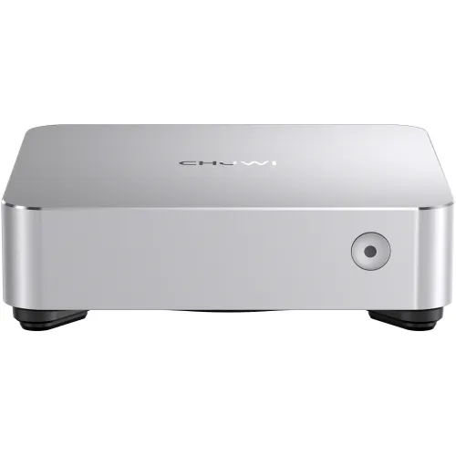 ПК Мини Chuwi AuBox Ryzen 7 8745HS (3.8) 16Gb SSD512Gb 780M Windows 11 Pro 2x2.5GbitEth WiFi BT 120W серебристый/черный