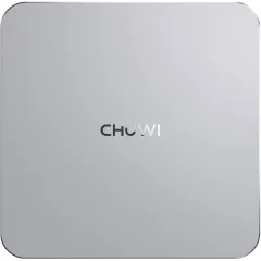 ПК Мини Chuwi AuBox Ryzen 7 8745HS (3.8) 16Gb SSD512Gb 780M Windows 11 Pro 2x2.5GbitEth WiFi BT 120W серебристый/черный