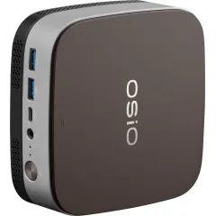 ПК Мини Osio BaseLine B51i-007 i3 1215U (1.2) 8Gb SSD256Gb UHDG без ОС GbitEth WiFi BT 59.85W коричневый/серебристый (RUS)