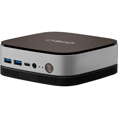 ПК Мини Osio BaseLine B51i-007 i3 1215U (1.2) 8Gb SSD256Gb UHDG без ОС GbitEth WiFi BT 59.85W коричневый/серебристый (RUS)
