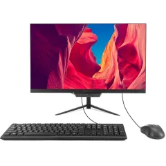 Моноблок Digma Pro Base 23.8" Full HD i3 12100 (3.3) 8Gb SSD512Gb UHDG 730 CR Windows 11 Pro GbitEth WiFi BT 90W клавиатура мышь Cam черный 1920x1080
