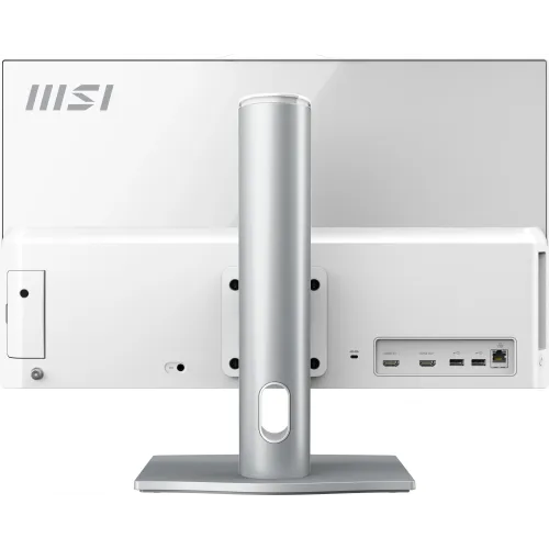 Моноблок MSI Modern AM242P 1M-1020XRU 23.8" Full HD Core 7 150U (1.8) 16Gb SSD512Gb Graphics без ОС GbitEth WiFi BT 120W клавиатура мышь Cam белый 1920x1080